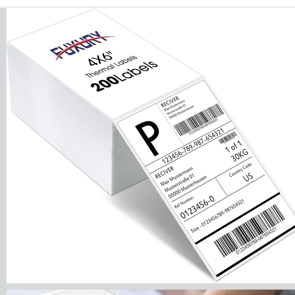 Fuxury 4x6 Thermal Labels 200 Pack